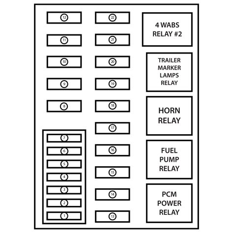 1993 ford bronco power distribution box diagram|Ford Bronco fuse system diagram.